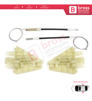 Alfa Romeo 159 939 2005-2011 4/5 Kapı İçin Elektrikli Arka Sağ veya Sol Kapı Cam Kriko Tamir Seti