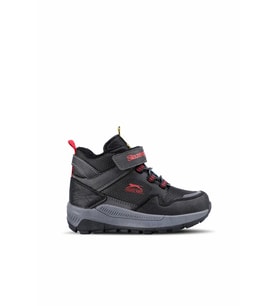 SLAZENGER KENZIE Çocuk Cırt Cırtlı Siyah / Kırmızı Bot (Siyah-Kırmızı)