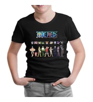 One Piece Siyah Çocuk Tshirt