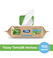 DeepFresh Biodegredable Yüzey Temizleme Havlusu 100 Yaprak