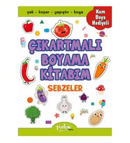 Çıkartmalı Boyama Sebzeler