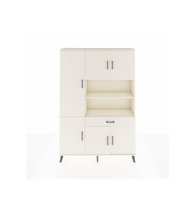 Arges Dolap 10 Raflı Tek Çekmeceli 6 Kapaklı 132x30x195 Aytaşı-Aytaşı/Aytaşı