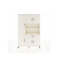 Arges Dolap 10 Raflı Tek Çekmeceli 6 Kapaklı 132x30x195 Aytaşı-Aytaşı/Aytaşı
