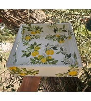 Limonlu Mini Tepsi&Peçetelik