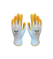 Eldiven  Elk-7   10 No: 12 Çift (Sarı-Beyaz)