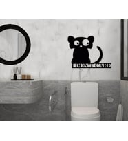 BK Home Banyo Tuvalet Duvar Süsü-4 (Siyah)