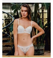 Sütyen ve kilot takımı beyaz yeni model