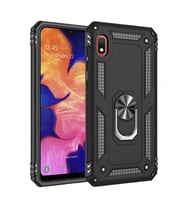 Xiaomi Redmi 7A Kılıf Yüzüklü Zırh Tank Vega (Siyah)