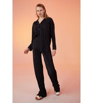Markano Comfy Oversize Gömlek Siyah