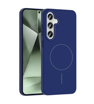 Samsung Galaxy S24 FE Uyumlu Kılıf M-safe Şarj Özellikli Zore Ruby Sert Kapak