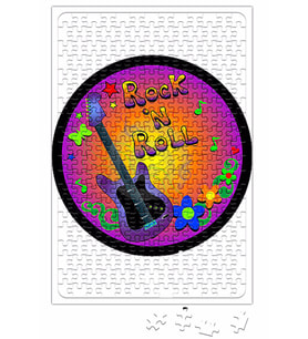 Rock'n Roll Renkli Puzzle 240 Parça Yapboz