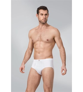Namaldi Erkek Penye Slip Külot 110 - 6 Adet (Beyaz)