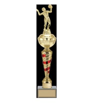 ODAK KUPA - Figürlü Kupalar - Voleybol Kadın Figürlü Kupalar FG-077 C - 50 cm