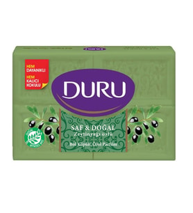 Duru Saf ve Doğal Zeytinyağı Özlü Sabun 4x150g=600