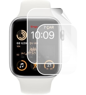 Apple Watch Se 44mm İle Uyumlu Ekran Koruyucu, Tam Kaplayan Akıllı Saat Koruması, Çizilmeye Dayanıklı Tpu Koruma 2 Adet, Hd Şeffaf