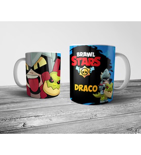 Pixxa Brawl Stars Draco Kupa Bardak Model 1