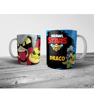 Pixxa Brawl Stars Draco Kupa Bardak Model 1
