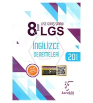 karakök yayınları 8.sınıf Lgs İngilizce Denemeleri Karakök Yayınları (Çok Renkli)