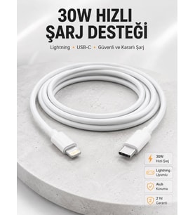 IOS Tüm Serilerle Uyumlu 30W Hızlı Şarj Aleti 11 12 13 14/Pro Max Mini Plus