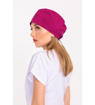 Unisex Düz Koyu Pembe Doktor Hemşire Hastane Medikal Cerrahi Bonesi