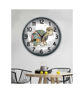 bilge Tasarım retro Duvar Saati 40 x 40 CM (Karışık)