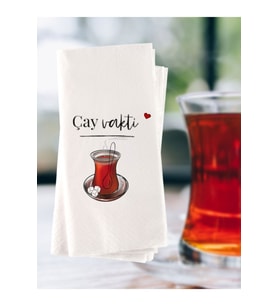 Çay Temalı Esprili Yazı Baskılı Konuşan Peçete 20 Adet 0017