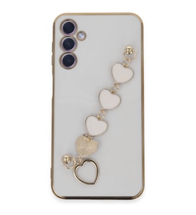 Samsung Galaxy A24 4g Kılıf Esila Silikon - Beyaz