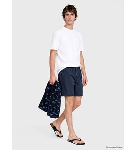 LCW SWIMWEAR İndigo Kısa Boy Erkek Deniz Şortu