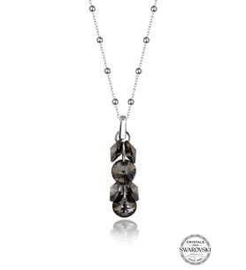 Swarovski Crystal Kadın Green Shine Salkım Gümüş Kolye