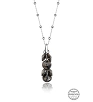Swarovski Crystal Kadın Green Shine Salkım Gümüş Kolye