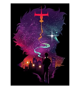 Space Cowboy Bebop Tablo Ahşap Poster Dekoratif