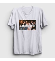 Presmono Unisex Beyaz Le sserafim K Pop T-Shirt 438447tt (Beyaz)