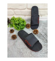 Gezer Erkek Kaymaz Taban Banyo Balkon Sport Siyah-Kırmızı