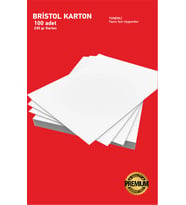 A4 Ebat 50'li Amerikan Bristol Karton 230gr