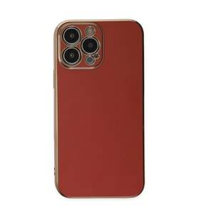 Apple İphone 15 Pro Max Kılıf Volet Silikon - Kırmızı