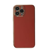 Apple İphone 15 Pro Max Kılıf Volet Silikon - Kırmızı