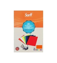 Sarff Cilt Kapağı Plastik Opak A4 450 Micron Kırmızı (50 Li Paket)