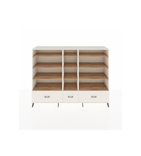 Hyperion Dolap 12 Raflı 3 Çekmeceli  220x44x163 Aytaşı-Çam/Aytaşı