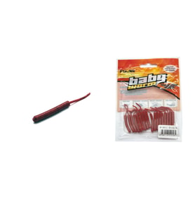 Fujin Baby Worm 5.2 cm Floating LRF Silikonu Bloody Red