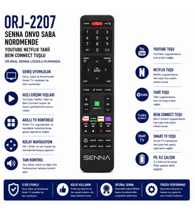Senna ORJ-2207 Onvo Saba Nordmende Kumanda