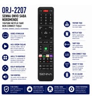 Senna ORJ-2207 Onvo Saba Nordmende Kumanda