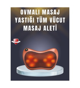 Çok Fonksiyonlu Boyun Bel ve Sırt Masaj Yastığı, Araç İçi Uyumlu