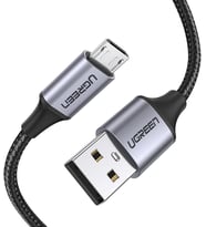 USB & USB-A Data ve Şarj Kablosu 60146 - 1 Metre Siyah