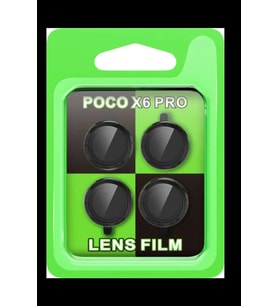 Poco X6 Pro Raze Metal Kamera Lens - Siyah