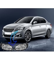 Peugeot 301 Sağ Sol Ön Far Drl Özellikli Motorlu 2012--2017