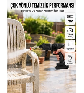 2025 Model 48V Şarjlı Basınçlı Yıkama Tabancası Seri