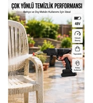 2025 Model 48V Şarjlı Basınçlı Yıkama Tabancası Seri