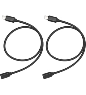 1 Metre Type-C Uzatma Kablosu – 60W Hızlı Şarj ve 3A Akım Destekli USB-C Erkek Dişi Kablo 24Pin 56K Dirençli Dayanıklı Laptop, Tablet ve Telefon ile Uyumlu (1 Metre) ZR73