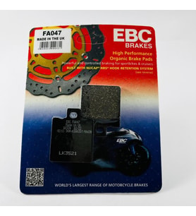 Ebc Fa047 2003-2006 Ducati Monster 620ie Uyumlu Arka Fren Balatası Organik Balat