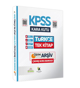 KPSS Önlisans/Ortaöğretim Türkçenin Kara Kutusu TEK KİTAP En Kapsamlı Çıkmış Soru Bankası Çözümlü
